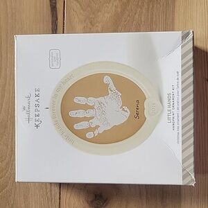*3/$15* NWT Hallmark Keepsake Little Hands 2014 Handprint Ornament Kit